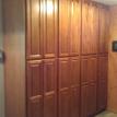 Walnut pantry cabinets