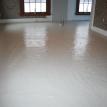 Thin set mortar on top of radiant floor heat in Chesterland Remodeling