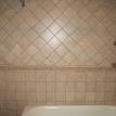 Combination block and diamond pattern wall tile