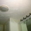 110 CFM fan/light/knight light combination exhaust unit on textured ceiling
